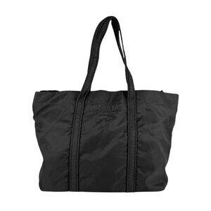 Prada Black Tote Bag Logo Embroidery